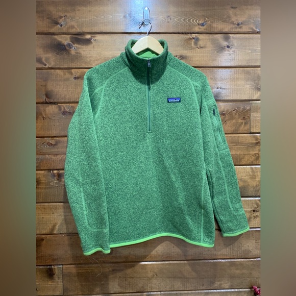 Patagonia Tops - Patagonia Supply Green Women's 1/4 Zip Better Sweater Fleece